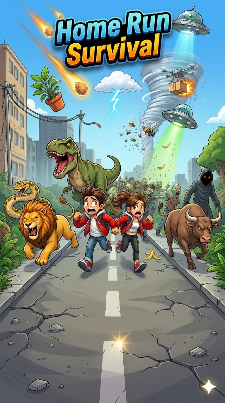 Home Run Survival game art